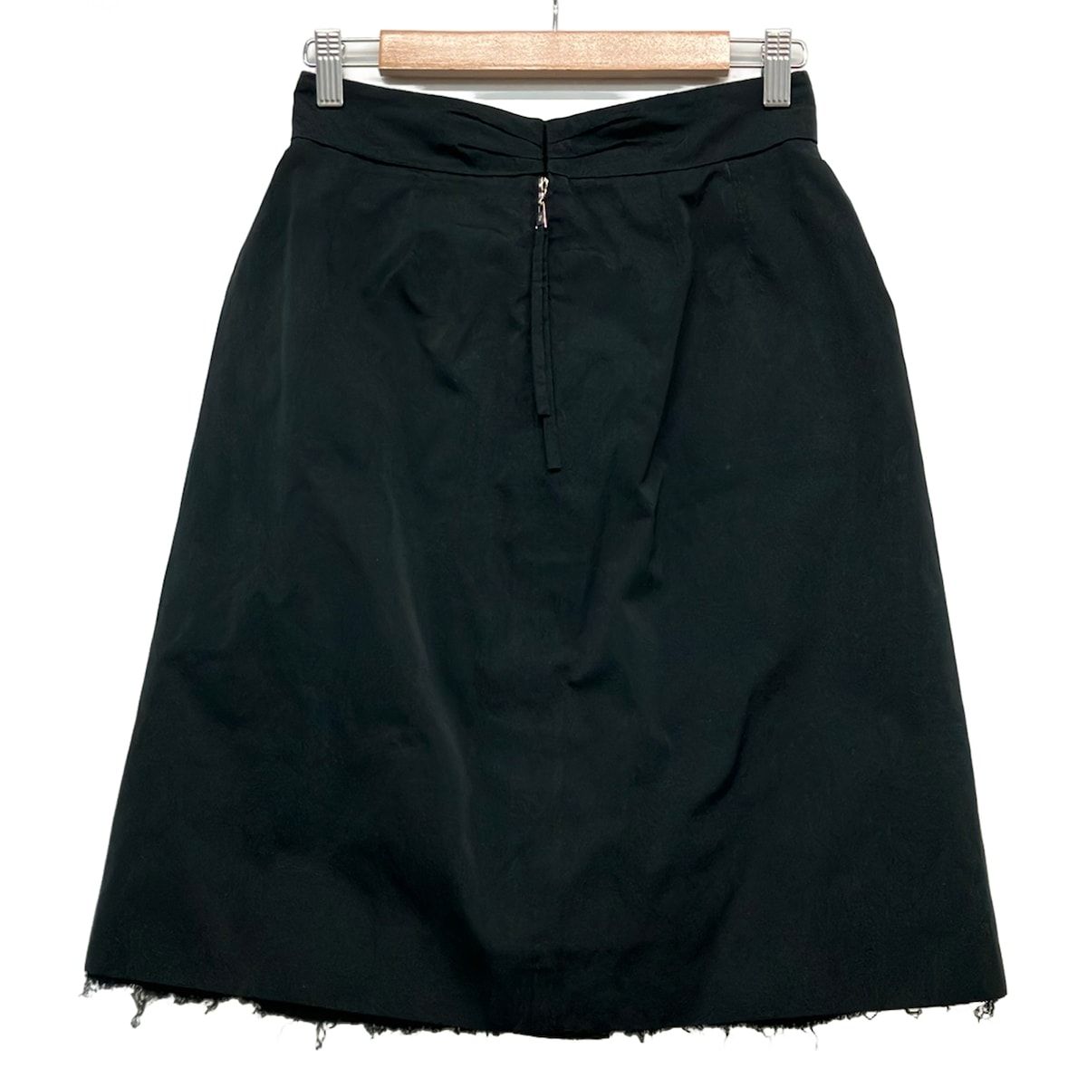 Louis Vuitton Skirt 38 M Black Dark Green Pleats — view 2