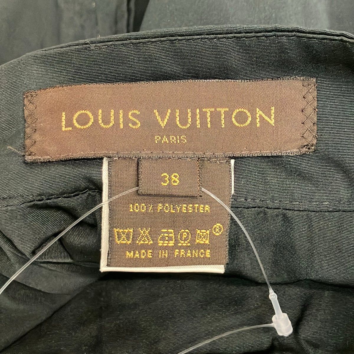 Louis Vuitton Skirt 38 M Black Dark Green Pleats — view 3