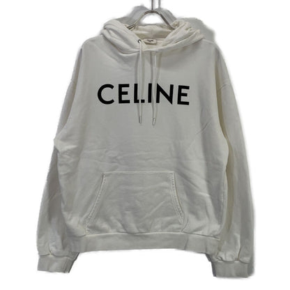 Celine White Logo Luzfudie Hoodie XL