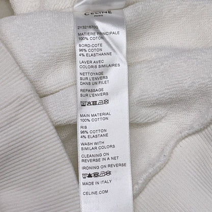Celine White Logo Luzfudie Hoodie XL — view 4