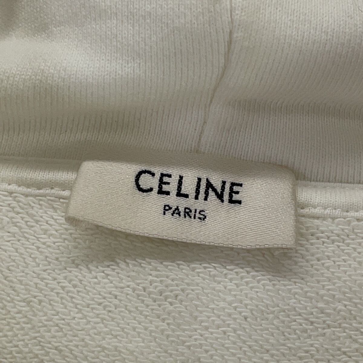 Celine White Logo Luzfudie Hoodie XL — view 3