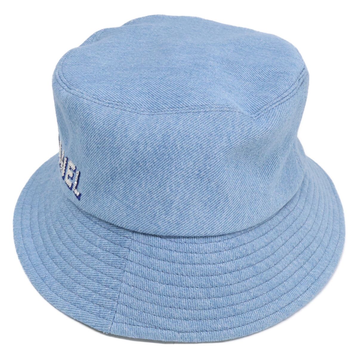 Chanel Denim Logo Bucket Hat — view 2