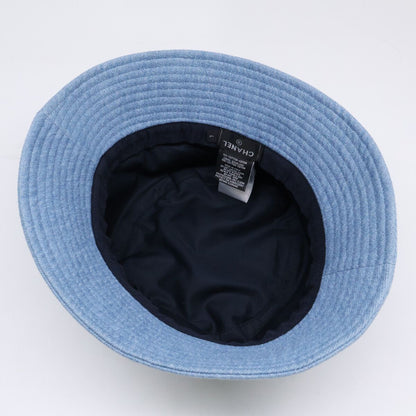 Chanel Denim Logo Bucket Hat — view 6