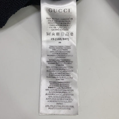 Gucci Black Pink Cotton Logo Sweatshirt XS — view 4