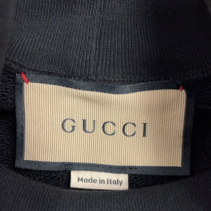 Gucci Black Pink Cotton Logo Sweatshirt XS — view 3