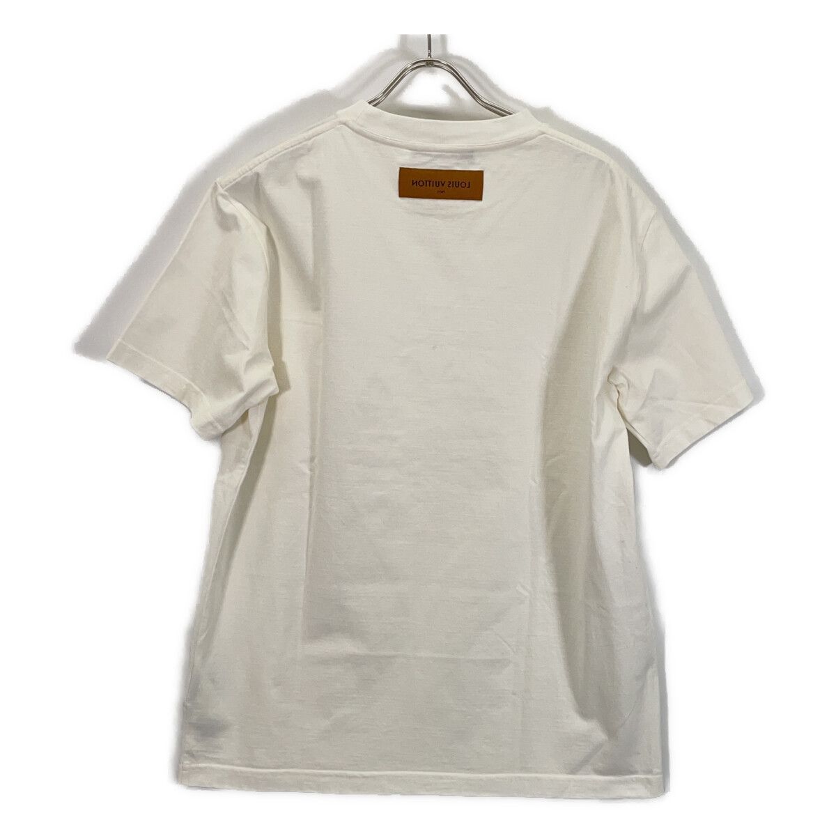 Louis Vuitton Dt3 White Embossed Logo Short Sleeve Top T-Shirt — view 2