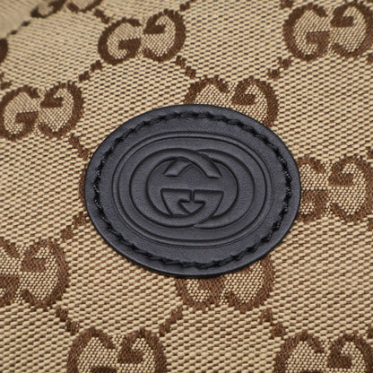 Gucci GG Cotton Canvas Logo Patch Trim Down Jacket Vest 36 — view 8