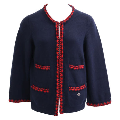 Chanel Cashmere Front Hook Cardigan 34