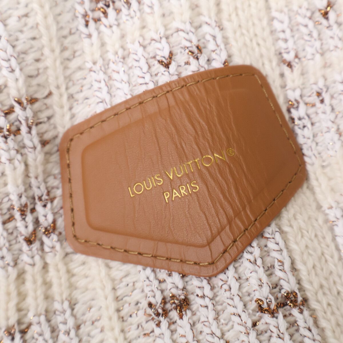Louis Vuitton Muv Cashmere Blend Tweed Cropped Knit Sweater XS — view 7