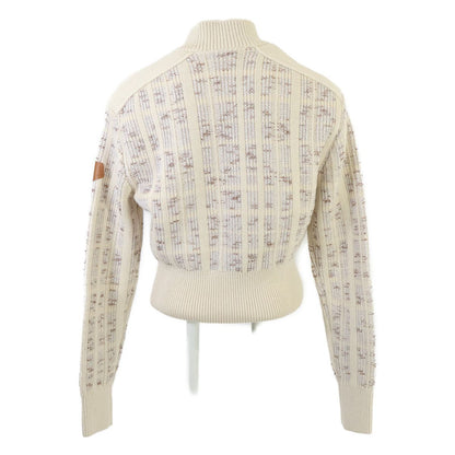 Louis Vuitton Muv Cashmere Blend Tweed Cropped Knit Sweater XS — view 2