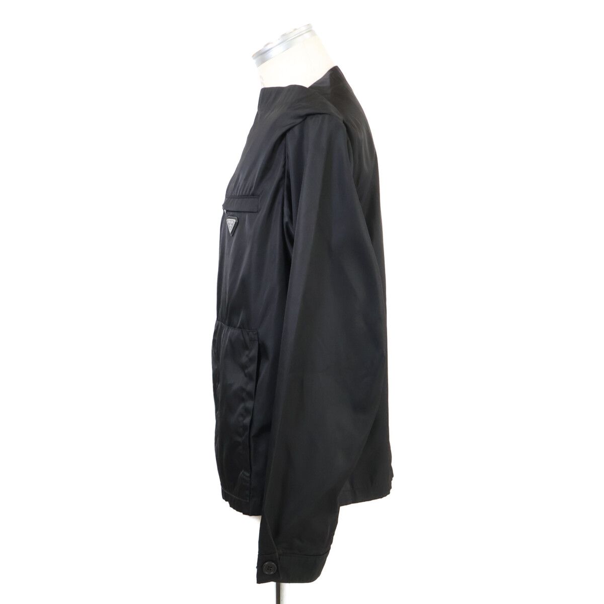 Prada Re-Nylon Triangle Logo Pullover Top 48 Sweater — view 3