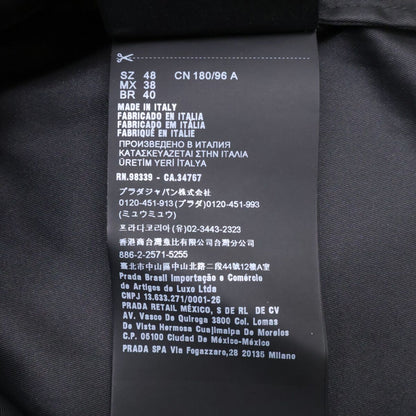 Prada Re-Nylon Triangle Logo Pullover Top 48 Sweater — view 6