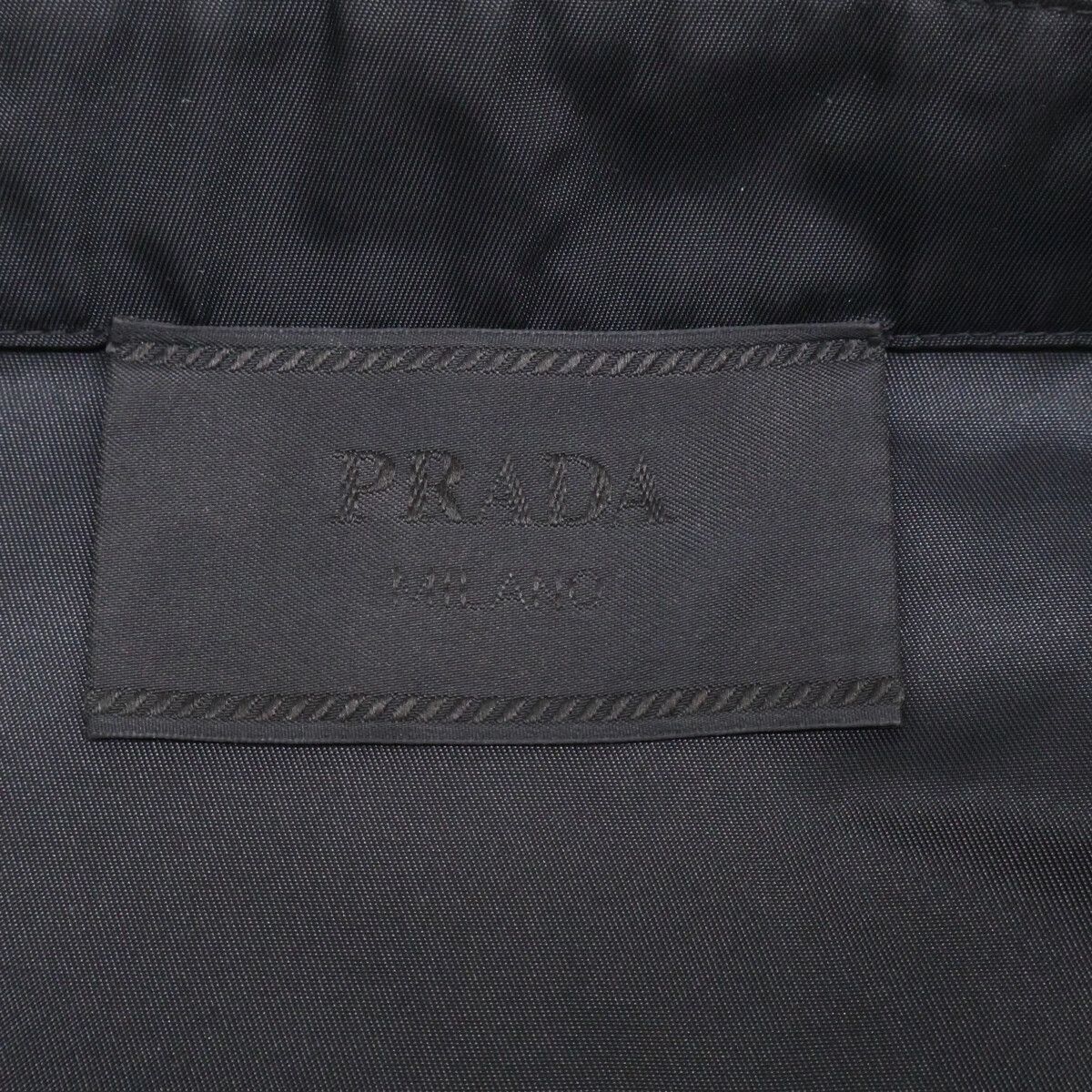 Prada Re-Nylon Triangle Logo Pullover Top 48 Sweater — view 4