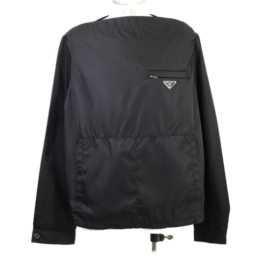 Prada Re-Nylon Triangle Logo Pullover Top 48 Sweater