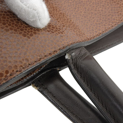 Brunello Cucinelli Leather 2-Way Shoulder Bag Brown — view 7