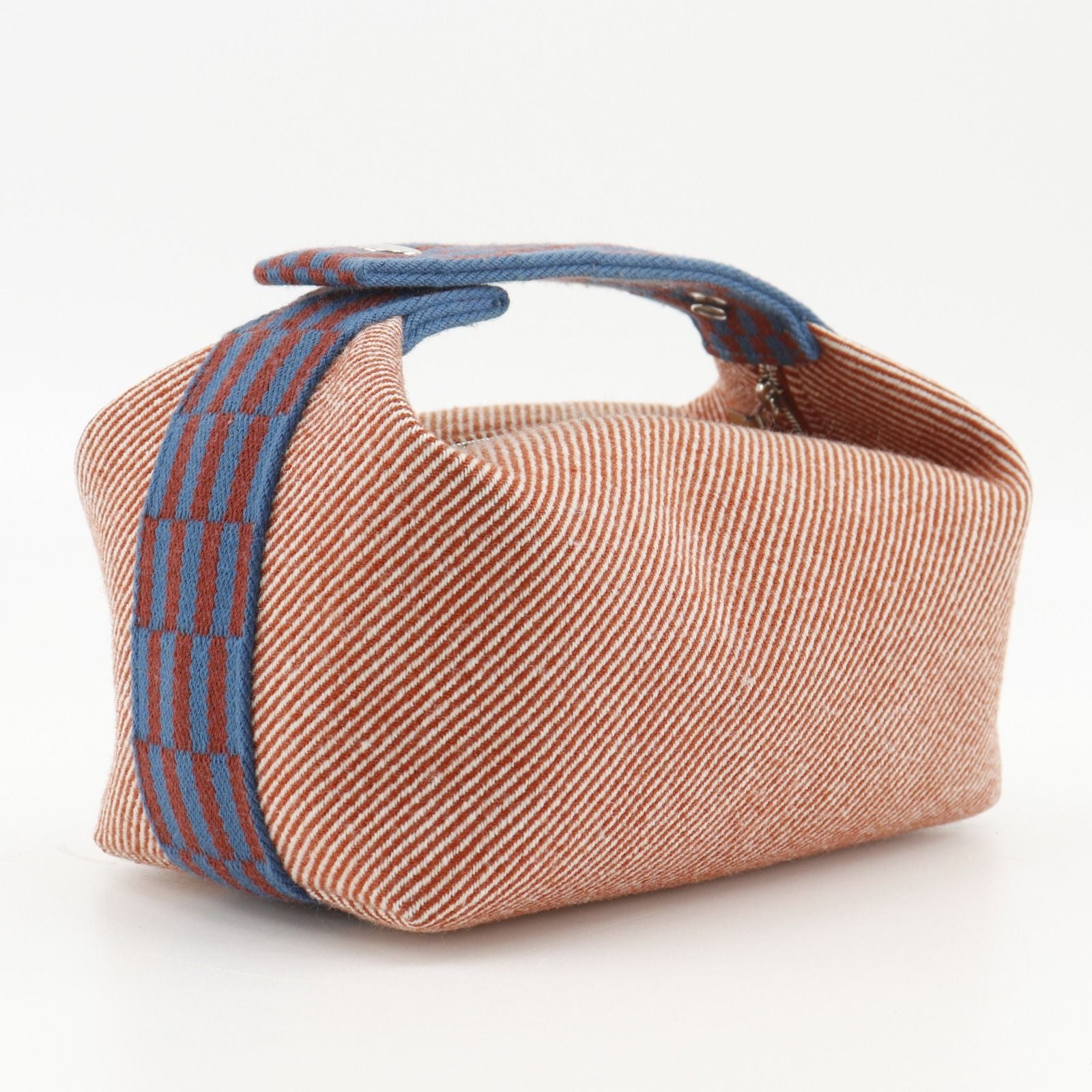 Hermes Bride-a-Brac PM Pouch Wool Red Handbag — view 3