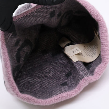 Gucci GG Logo Cashmere Knit Hat M 57 21 cm — view 3