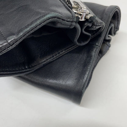 Max Maraweekend Black Lambskin Double Rider's Jacket 38 — view 8