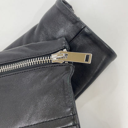 Max Maraweekend Black Lambskin Double Rider's Jacket 38 — view 9