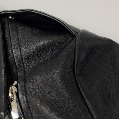 Max Maraweekend Black Lambskin Double Rider's Jacket 38 — view 7