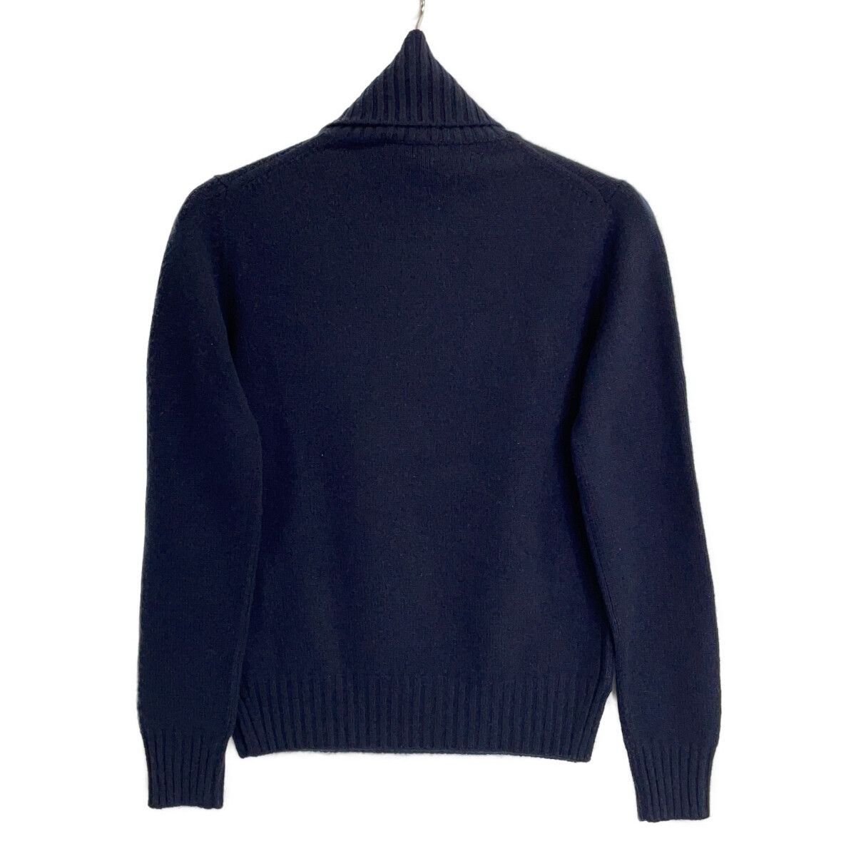 Loro Piana Navy Baby Cashmere 100 High Neck Knit Pullover 38 Sweater — view 2