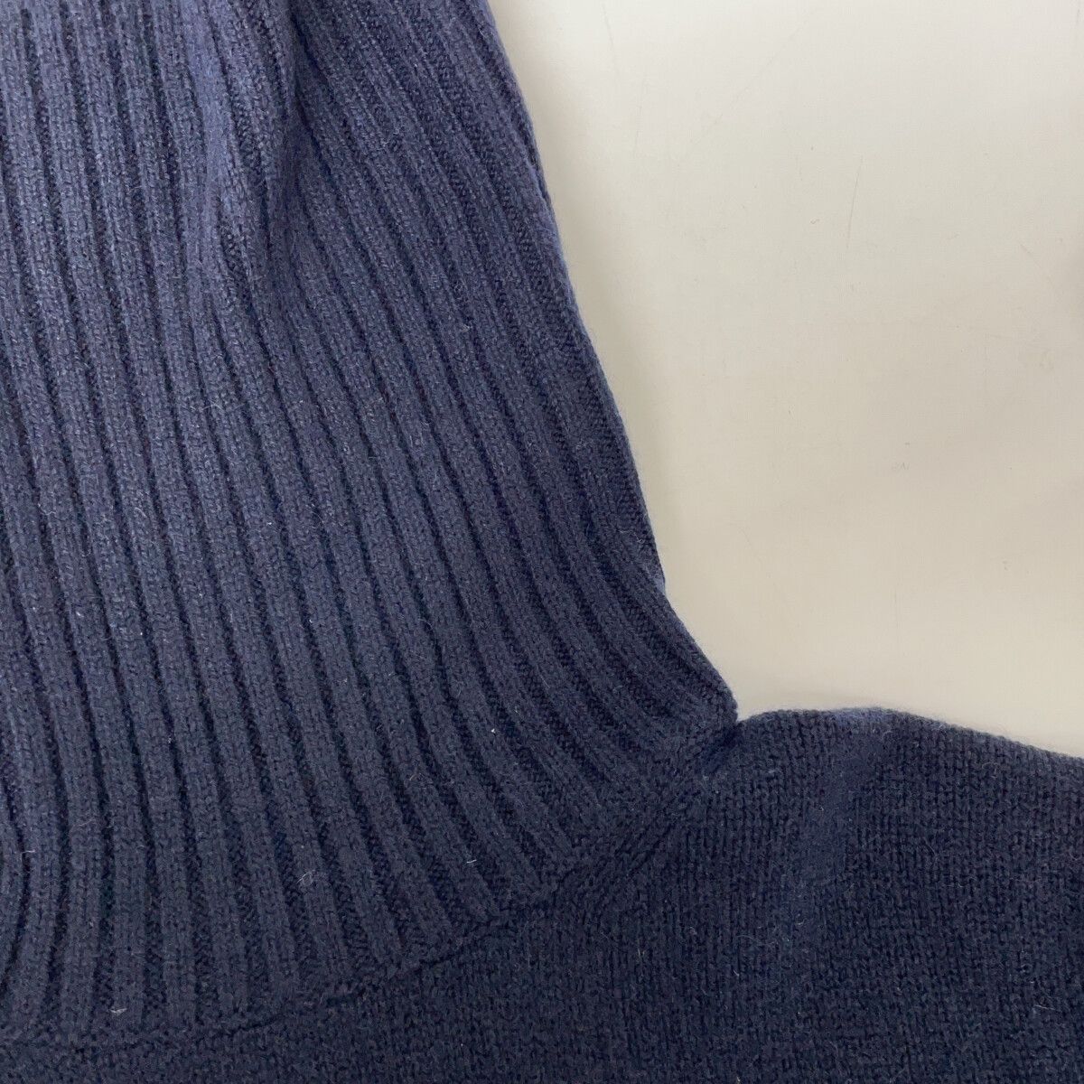 Loro Piana Navy Baby Cashmere 100 High Neck Knit Pullover 38 Sweater — view 7