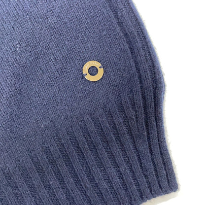 Loro Piana Navy Baby Cashmere 100 High Neck Knit Pullover 38 Sweater — view 6