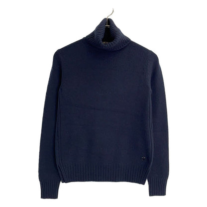 Loro Piana Navy Baby Cashmere 100 High Neck Knit Pullover 38 Sweater