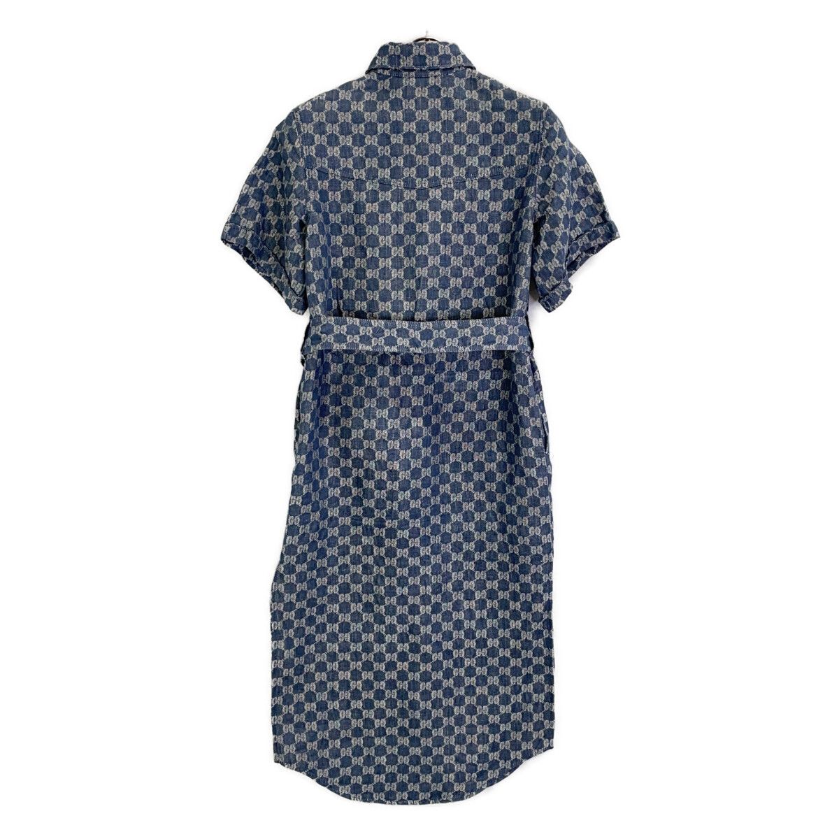 Gucci GG Jacquard Long Shirt Dress 36 — view 2