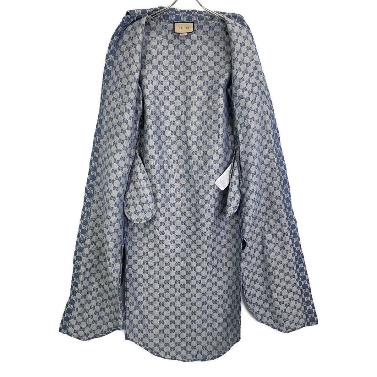 Gucci GG Jacquard Long Shirt Dress 36 — view 3