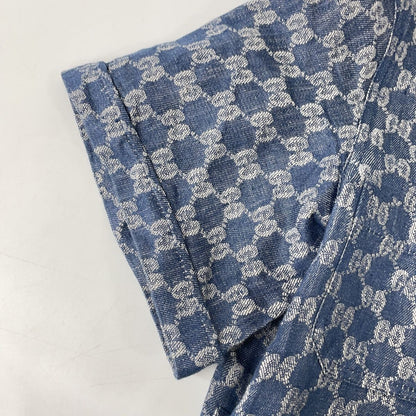 Gucci GG Jacquard Long Shirt Dress 36 — view 8