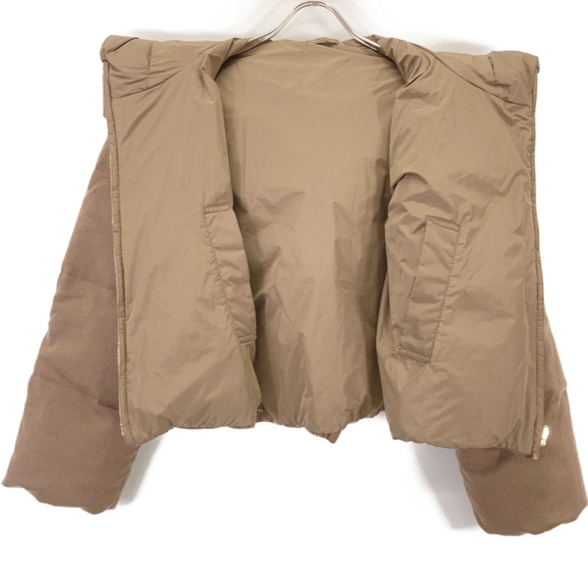 Max Maraweekend the Cube Camel Cropped Reversible Down Jacket Jkt 38 — view 3