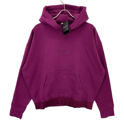 Saint Laurent Paris Purple Logo Embroidery Pullover Sweatshirt Hoodie