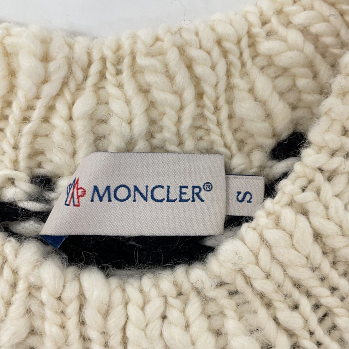 Moncler Maglione Wool Side Zip Knit Sweater — view 3
