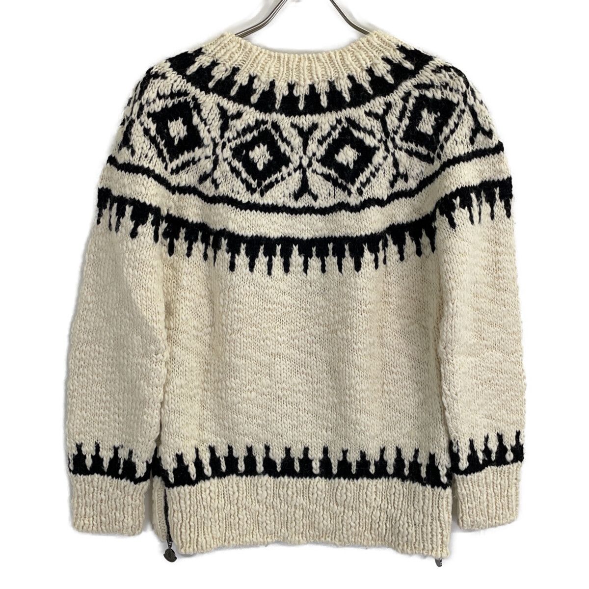Moncler Maglione Wool Side Zip Knit Sweater — view 2