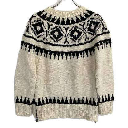 Moncler Maglione Wool Side Zip Knit Sweater — view 2