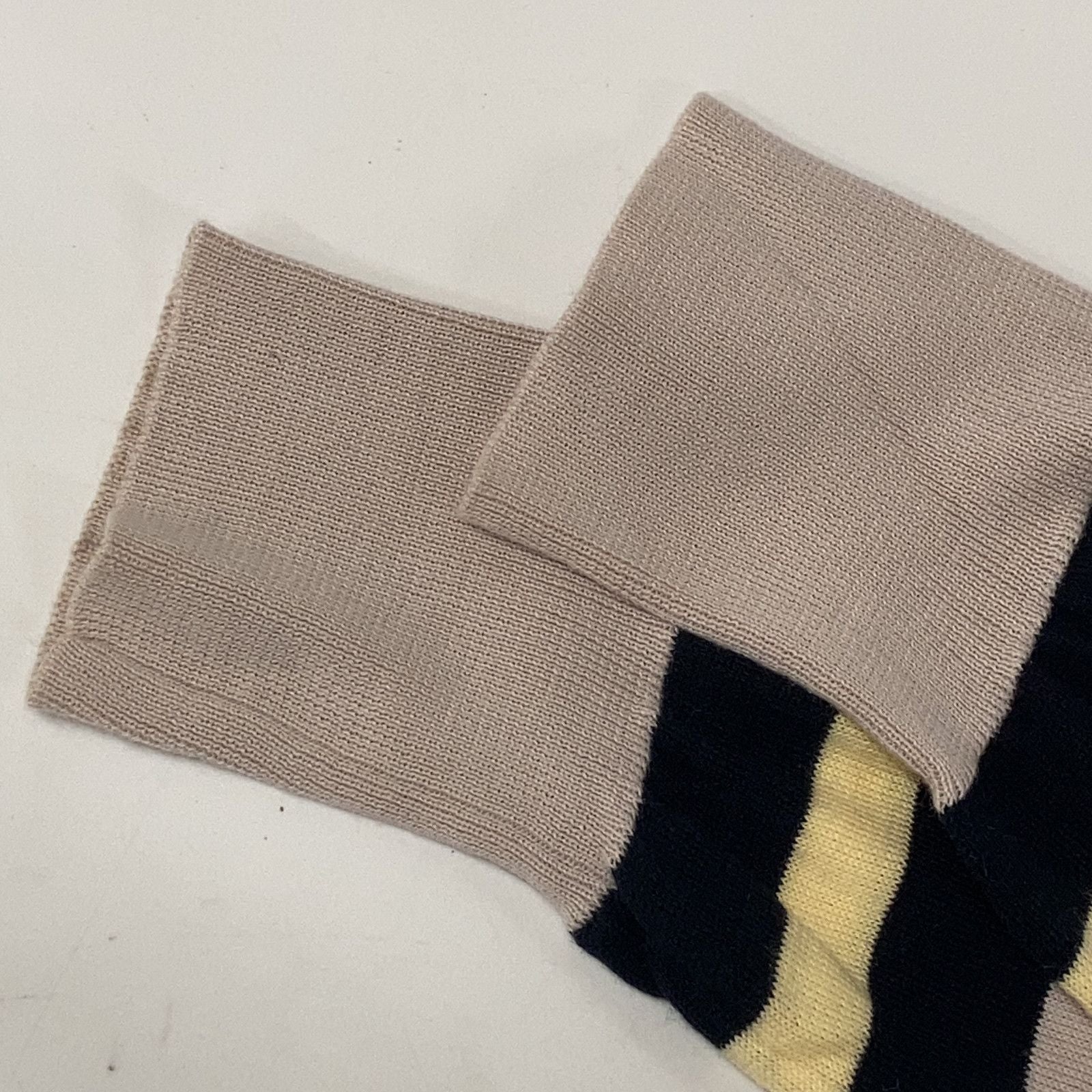 Louis Vuitton Navy Gray Cotton Scarf — view 5