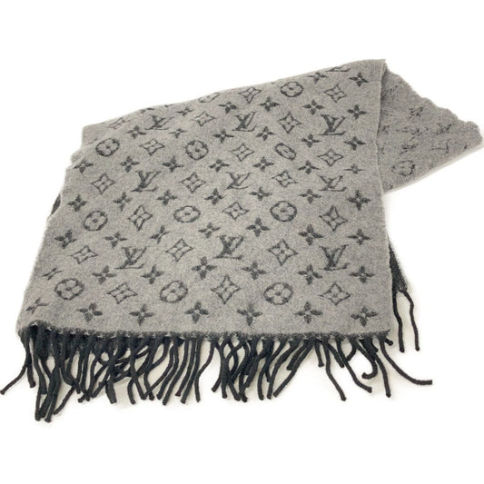 Louis Vuitton Gray Monogram Gradient Scarf