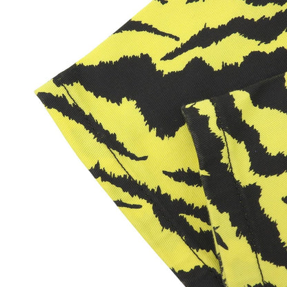 Gucci Like Zebra Print Straight Denim Yellow 26 Jeans — view 6