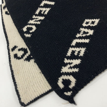 Balenciaga Logo Scarf Black — view 2