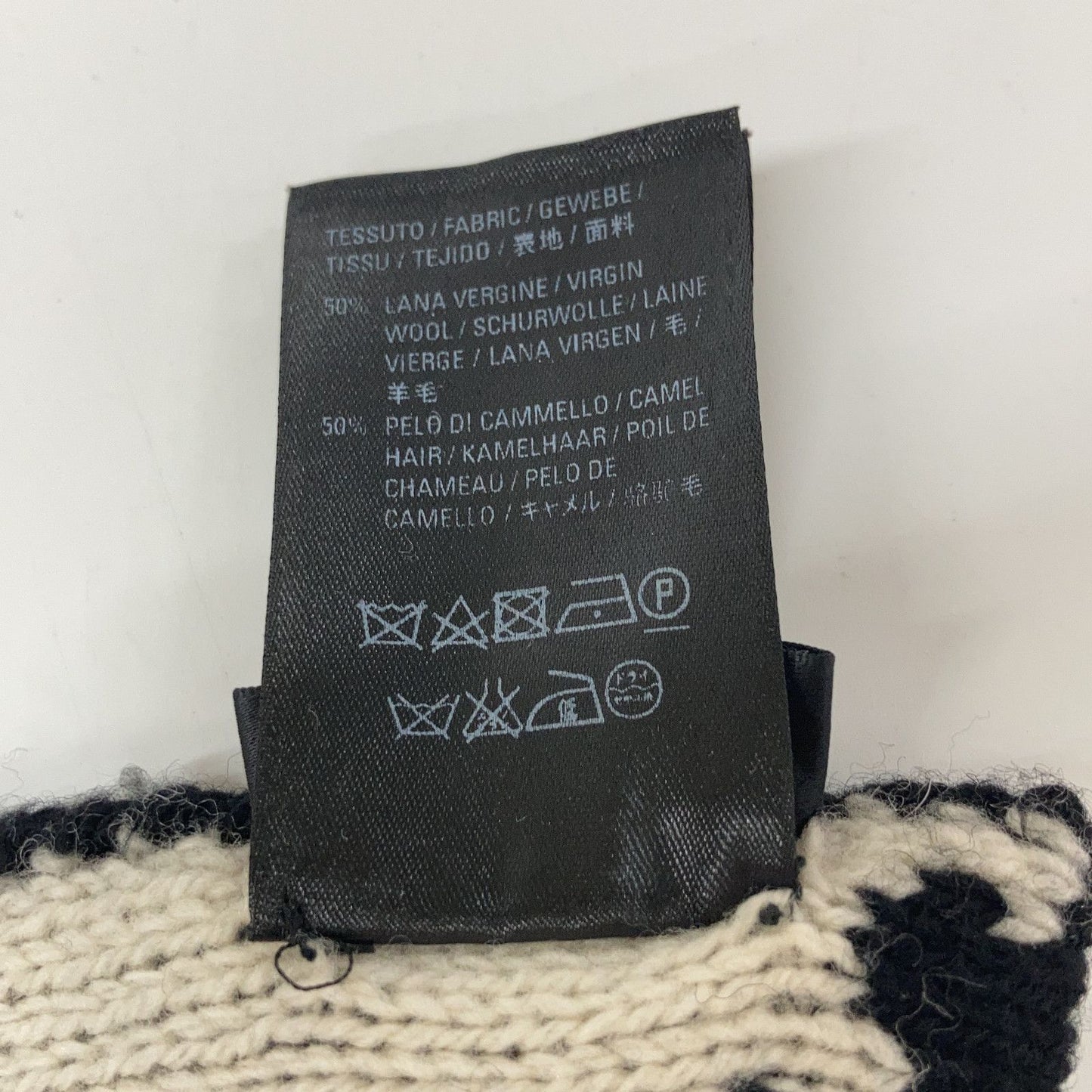 Balenciaga Logo Scarf Black — view 4