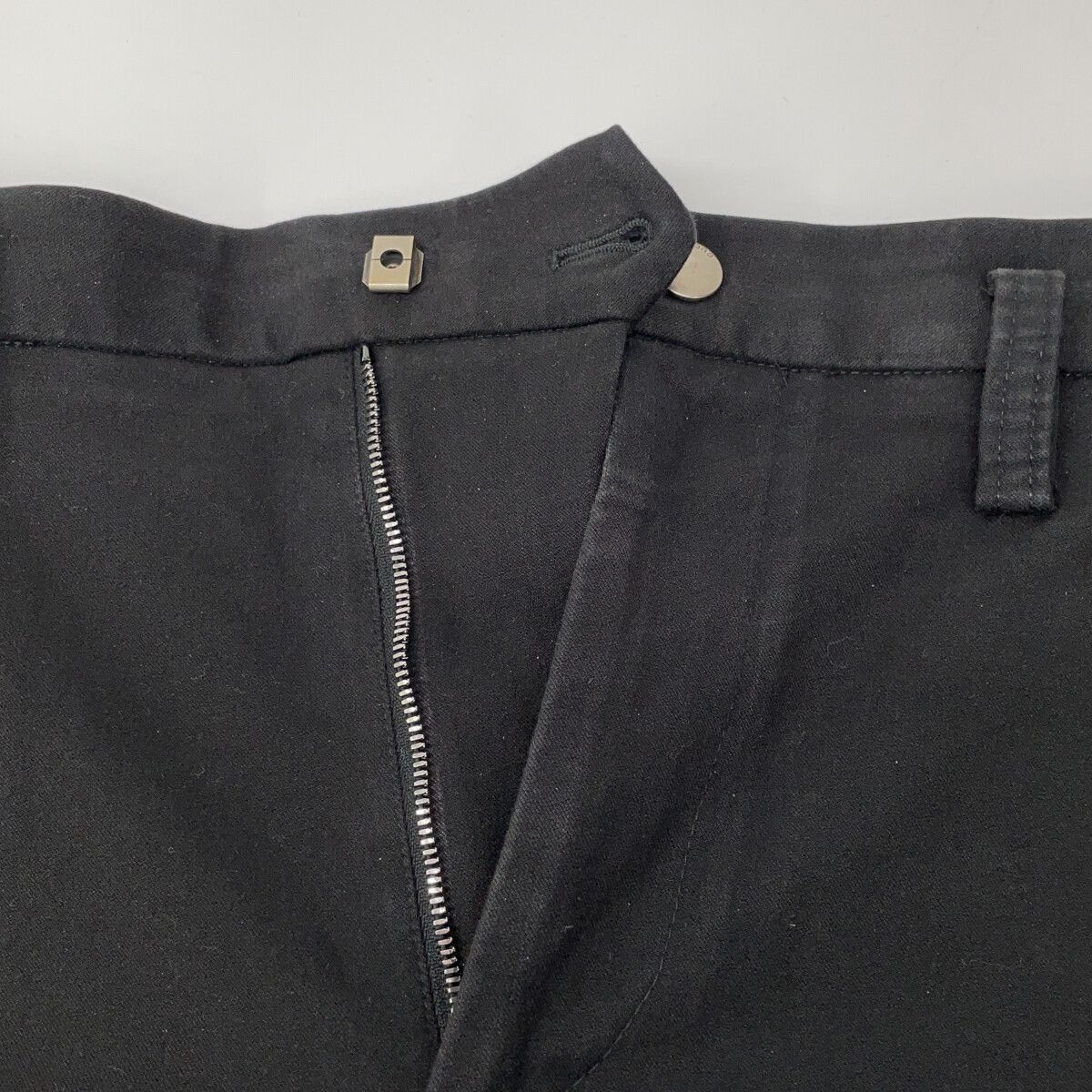 Gucci Black Side Line Gabardine Stretch Pants 44 — view 3