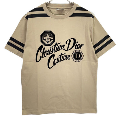 Dior Beige Cotton Print T-Shirt
