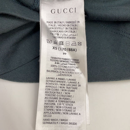 Gucci Black Logo Studded T-Shirt XS — view 5