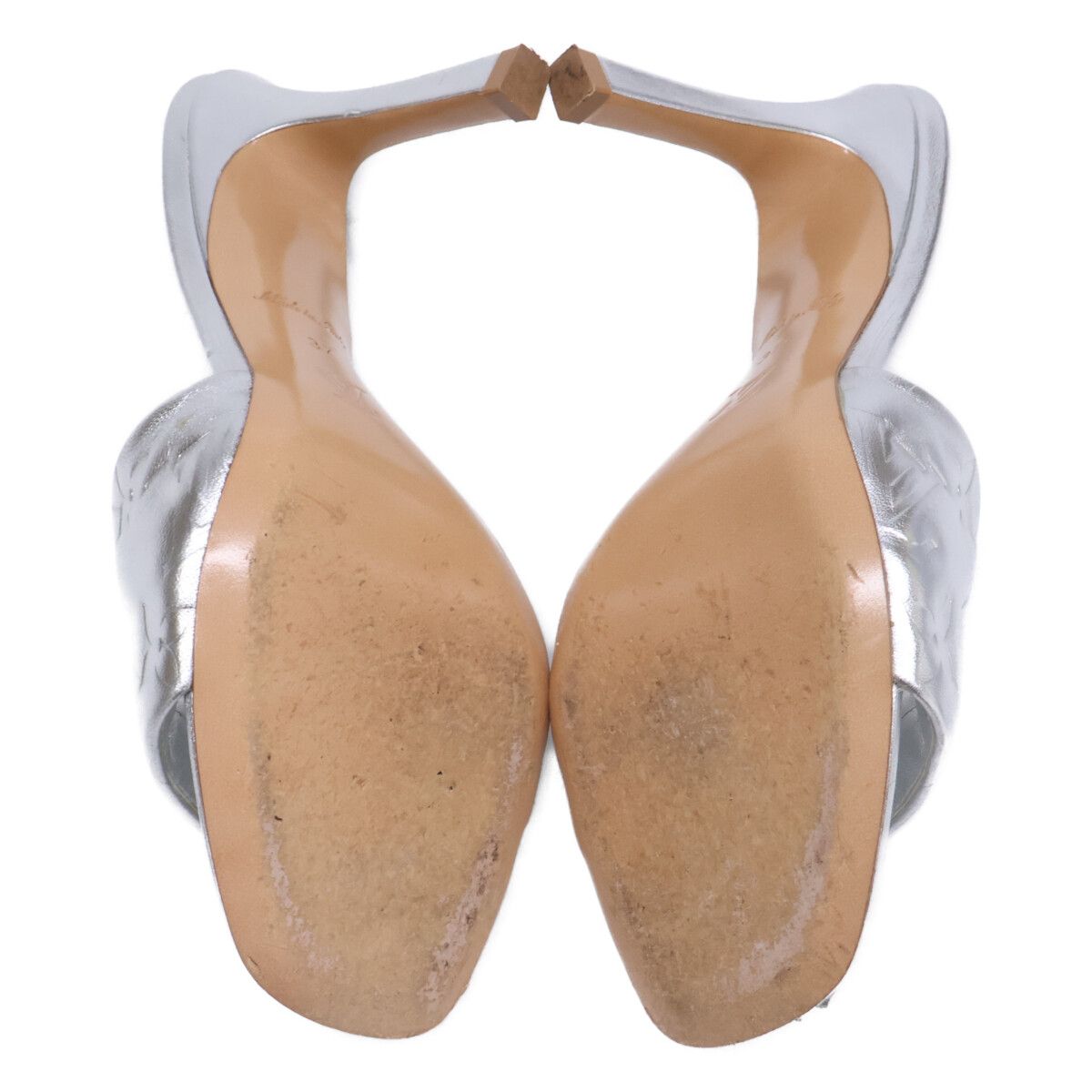 Louis Vuitton Revival Line Metallic Lambskin Mules — view 6