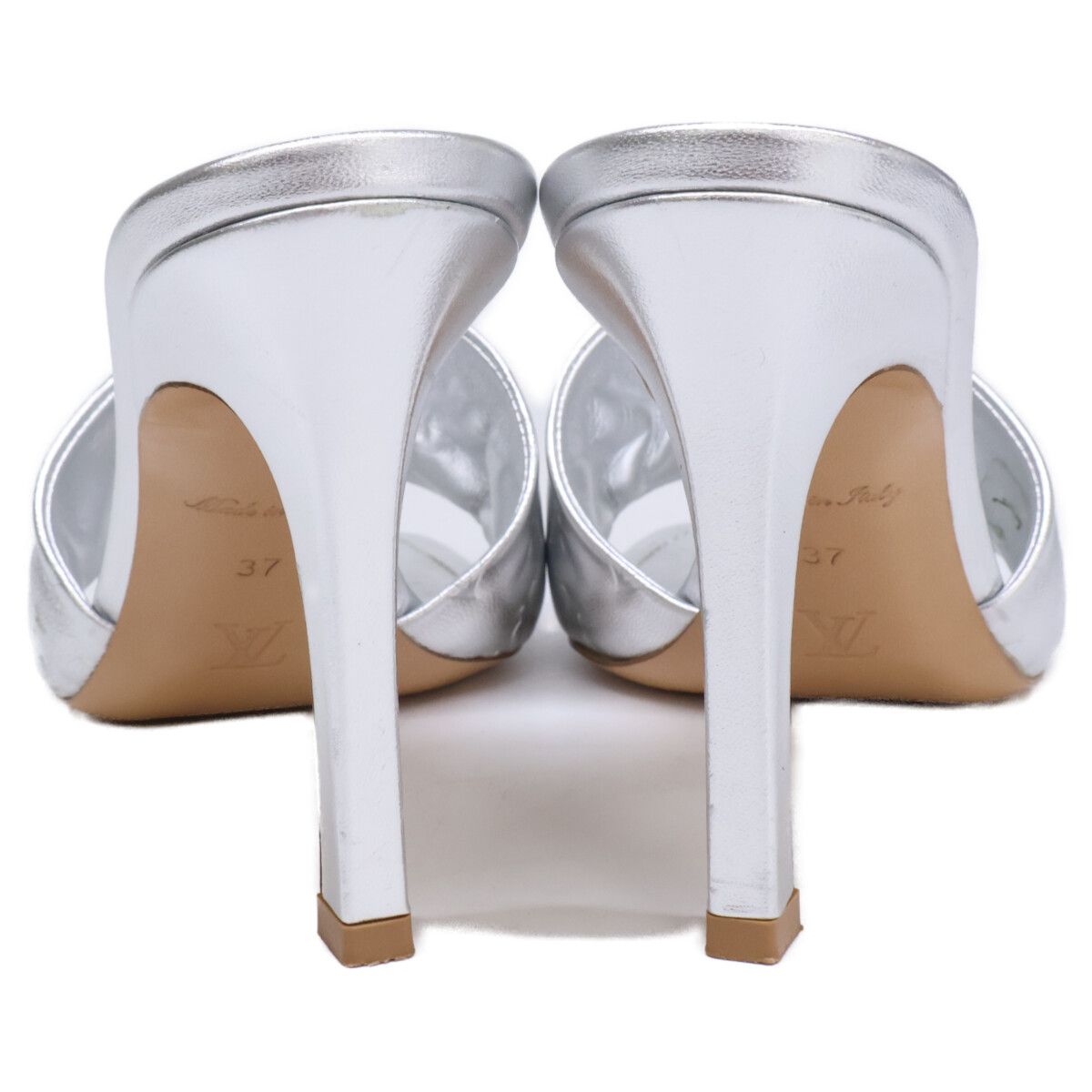 Louis Vuitton Revival Line Metallic Lambskin Mules — view 3
