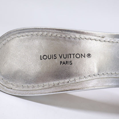 Louis Vuitton Revival Line Metallic Lambskin Mules — view 8