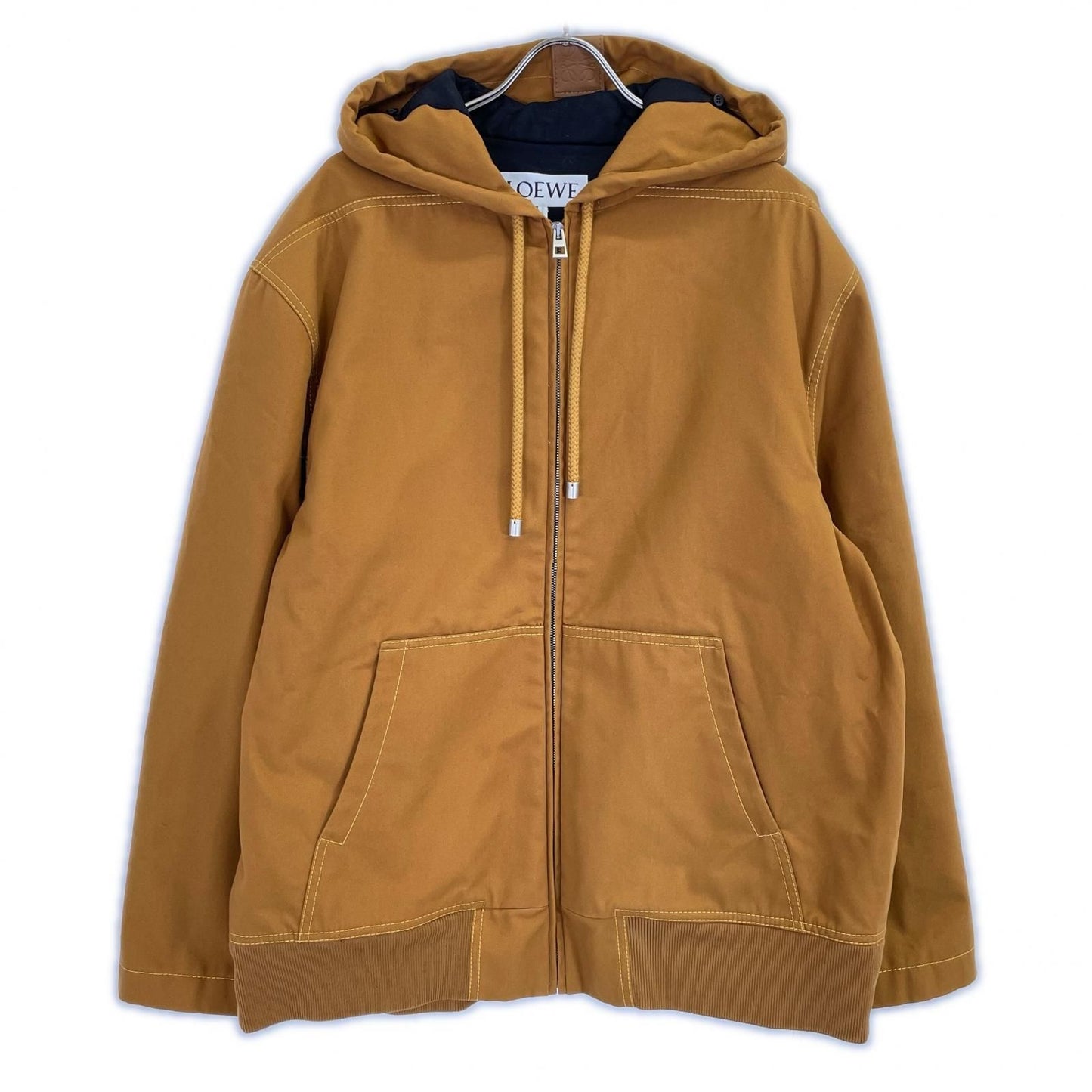 Loewe Brown Hooded Jacket 38