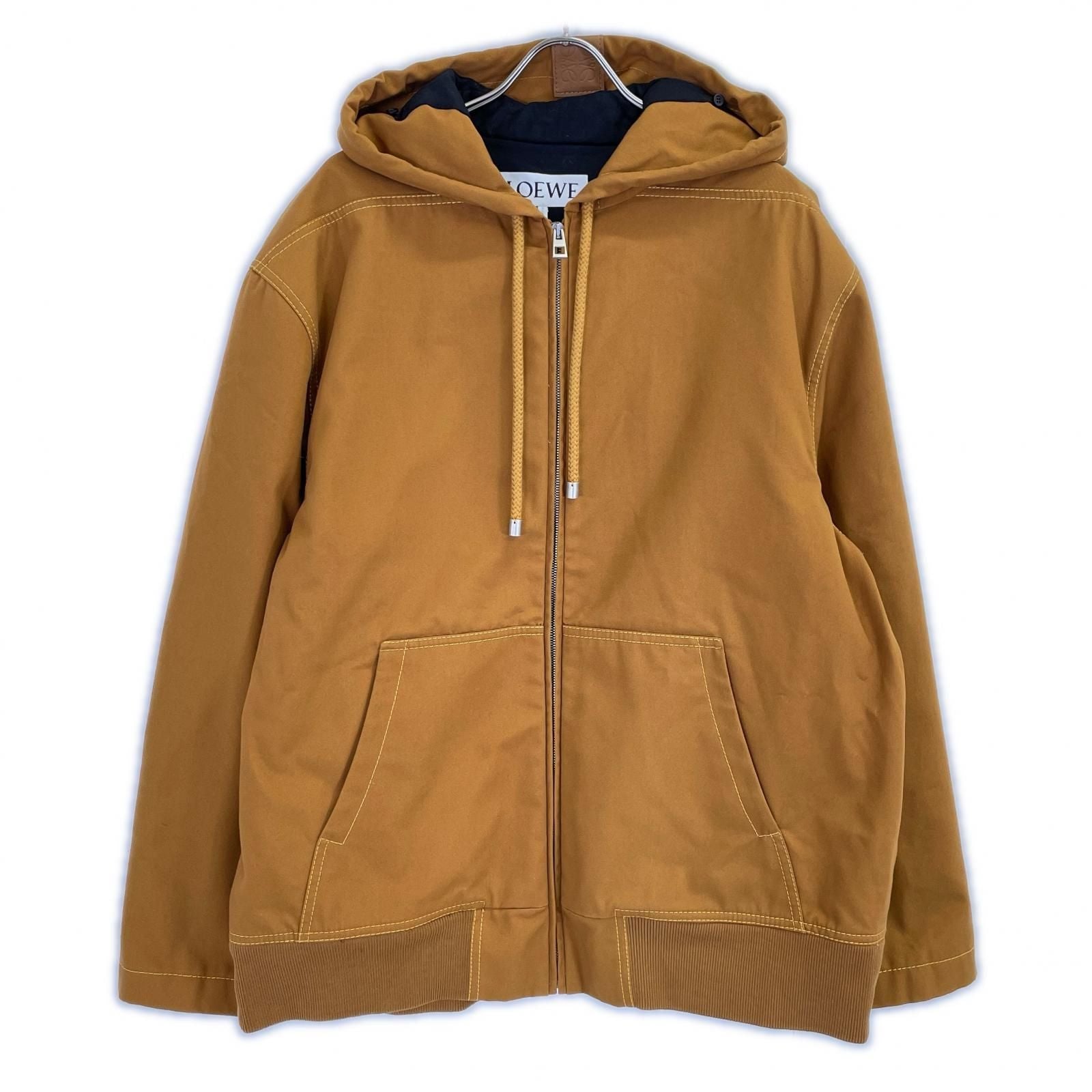 Loewe Brown Hooded Jacket 38