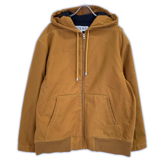 Loewe Brown Hooded Jacket 38